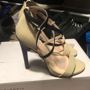 Black & Cream Heels
